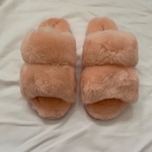 Cuddledown Shearling Slide Slipper- NWT